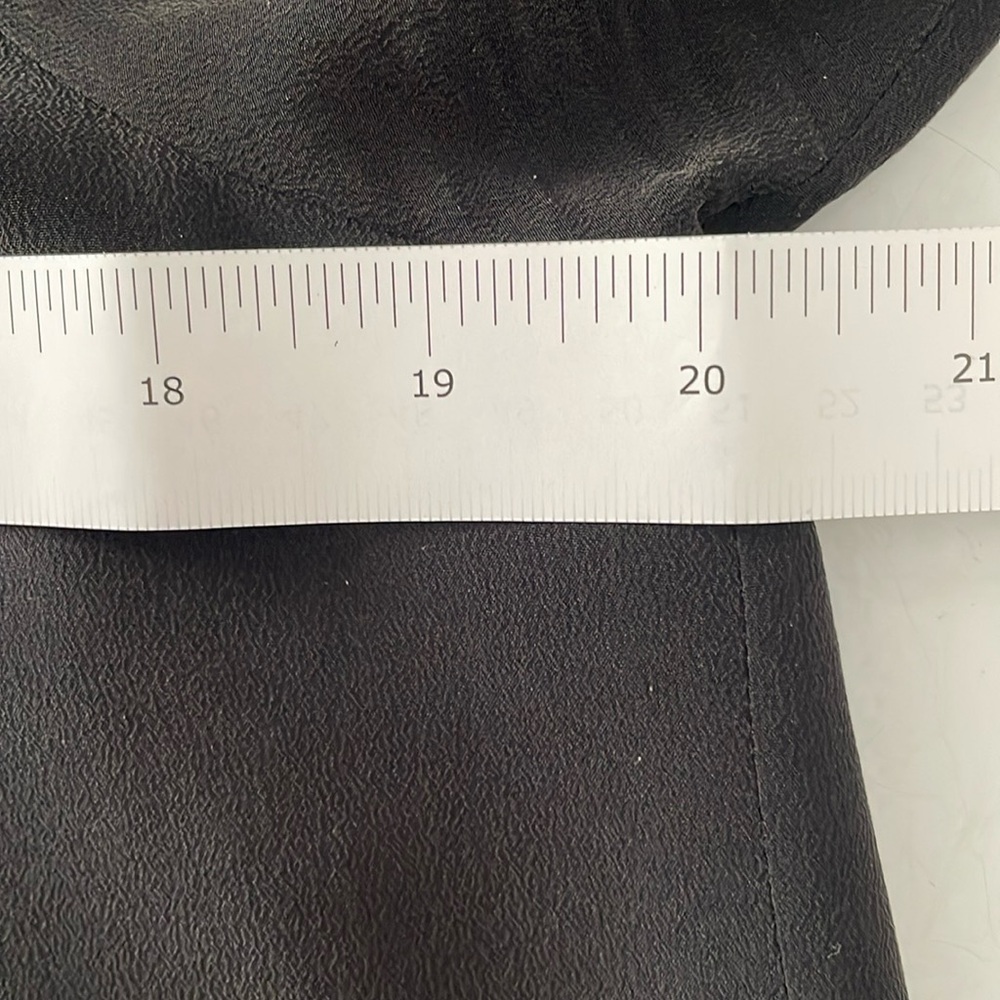 Everlane Womens Silk Short-Sleeve Button-Up Shirt Size 4 black - Picture 5 of 8